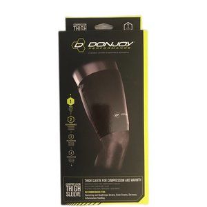 DonJoy Compression Thigh Sleeve DP151LS03-BLK-Small